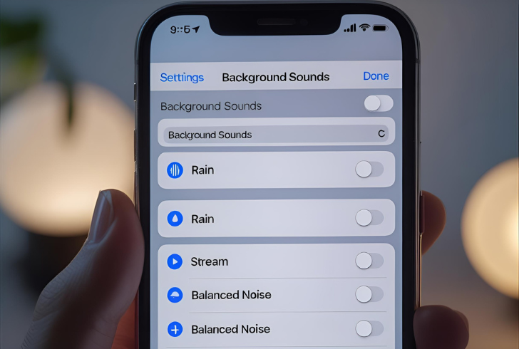 iPhone background settings
