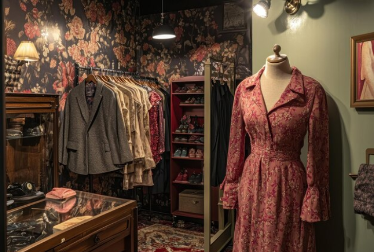Vintage clothing store